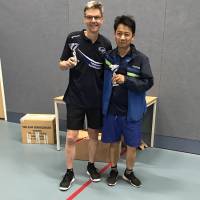Bas Beijer en Quiwan Li Nederlands kampioen in de B klasse Dynamic Tennis